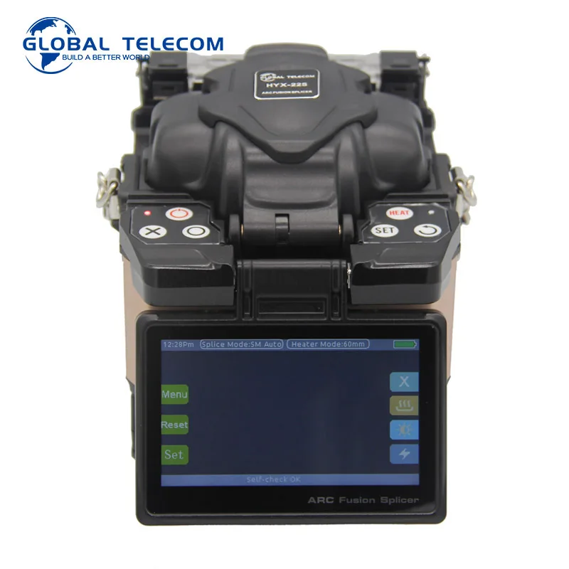 

Global Telecom 22S core to core arc fiber optic fusion splicer splicing hine FUJITOMO fusion splicer