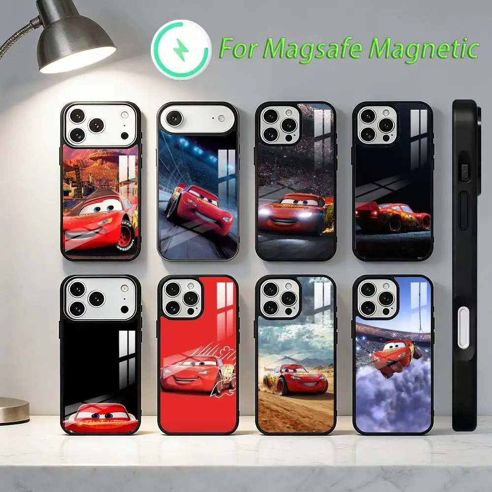 

Lightning Mc-MCQueenS-S Cool Phone Case For iPhone 17,16,15,14,13,12,11,Plus,Pro,Max Magnetic Wireless Charging