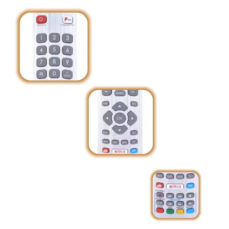 Universal Remote Control for Sharp Aquos LC-32DI5232KF LC-32HG5141KF - Easy Programming DH-2086 TV Replacement Remote