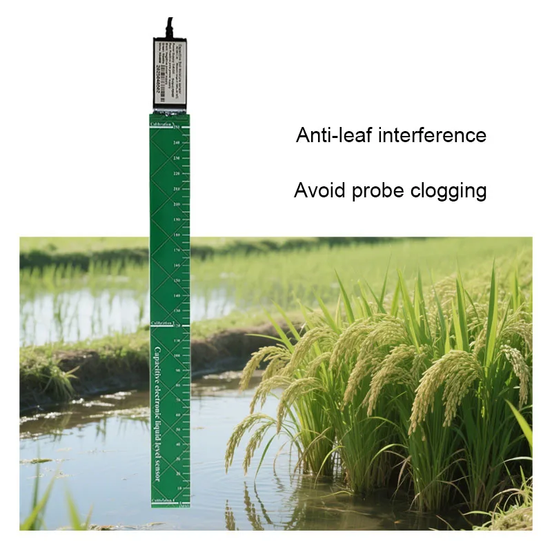 

Ip68 Anti-Corrosion Capacitive Liquid Level Sensor Support Gprs 4G Wifi Wireless Module Server Software For Rice Fields
