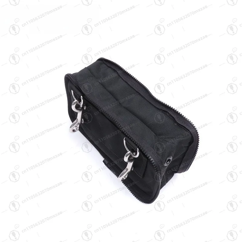 

Мини-сумка для хранения для бэкплейта BCD Sidemount, нейлон 1680D с двусторонним карабином из нержавеющей стали SS316