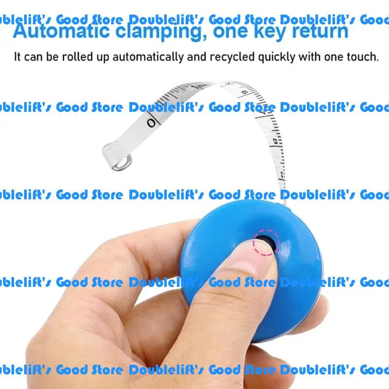 

R9UF Easy Carry Double Side Tape Measure 60-Inch 1.5 Meter Soft & Retractable Tape Measure with Keychains for designs Sewing