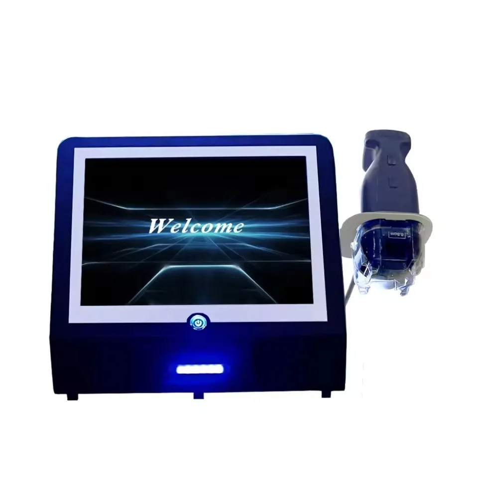 Black Hifu 2d 4d Beauty Liposonic Machine Targeted 2 Standard Cartridge Skin Tightening And Body Weight Loss Slimming