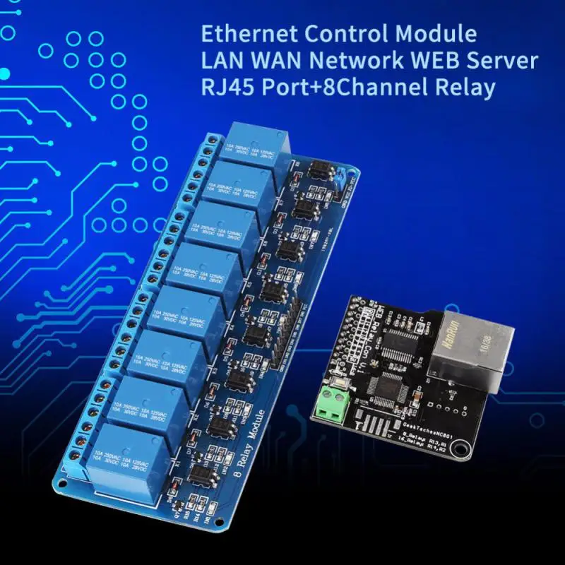 

Сетевой веб-сервер 8 каналов РЕЛЕ Ethernet контроллер ввода/вывода пульт дистанционного управления 8 каналов РЕЛЕ Встроенный пульт дистанционного управления Boar