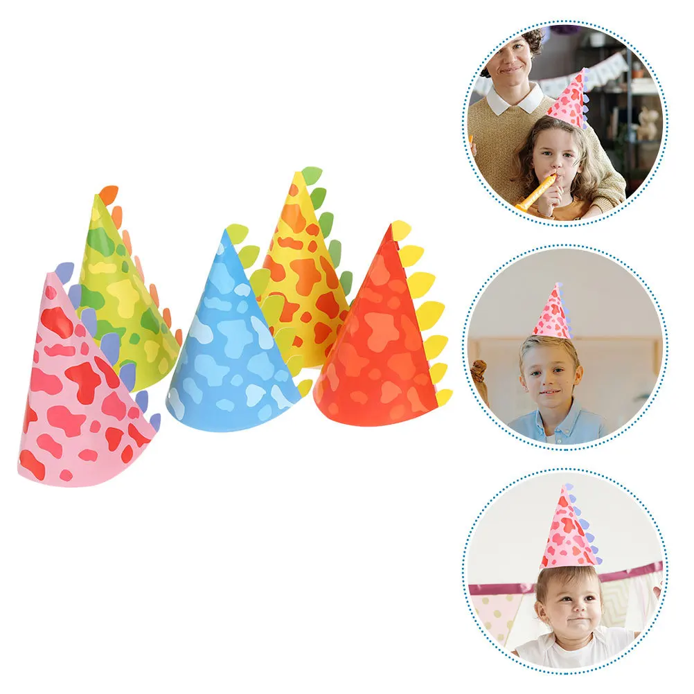 

10Pcs Dinosaur Birthday Hats Creative Party Caps Party Supplies Decorations Dinosaur Hat Birthday Hat