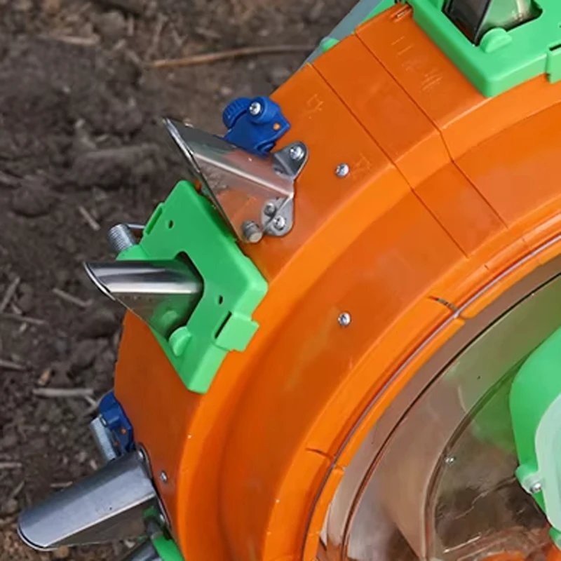 Hand-Pushed Dual-Row Seeder; Peanut, Corn, and Soybean Seeder; Precision Seeder; Automatic Soil-Pressing Multifunctional Seeder