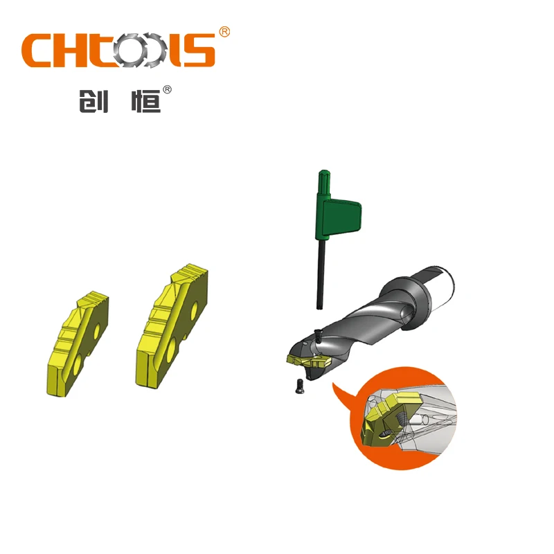 CHTOOLS Metal Spade Drill Bit Helical Flute Design for Enhanced Performance