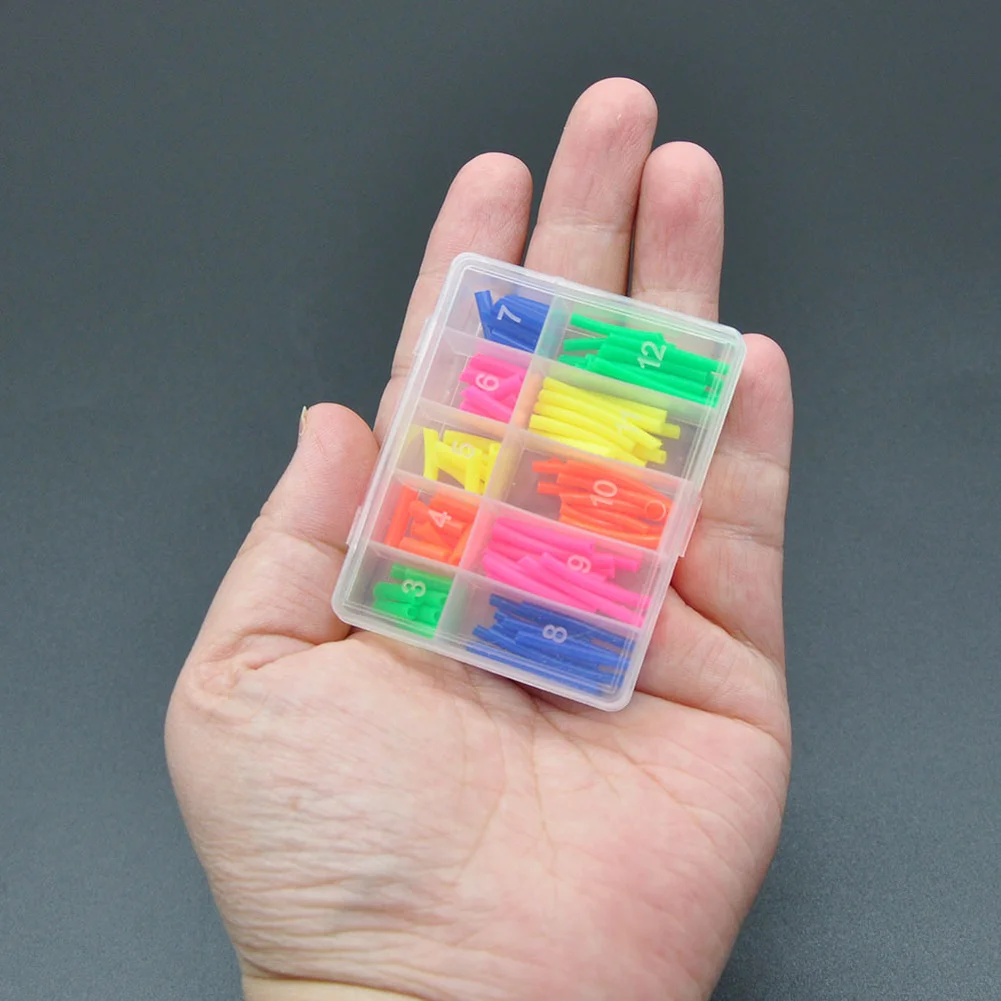 1 Set Gummi-Float-Sleeves in verschiedenen Größen, Silikon-Boilie-Stopper, Angelzubehör, Gummi-Röhren, Float-Sleeves – Detail 8