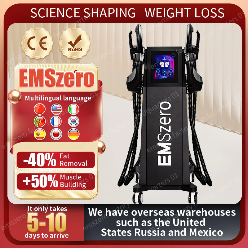 

EMSzero NEO 14 Tesla Weight Lose Machine EMS Stimulater Slim Muscle Body Sculpt Removal Butt Build For Salon Nova EMSZERO