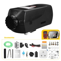 8KW 12V Portable Diesel Air Heater Car Heater With Silencers LCD Monitor&Remote Control For Trailer Garage Truck Home Factory