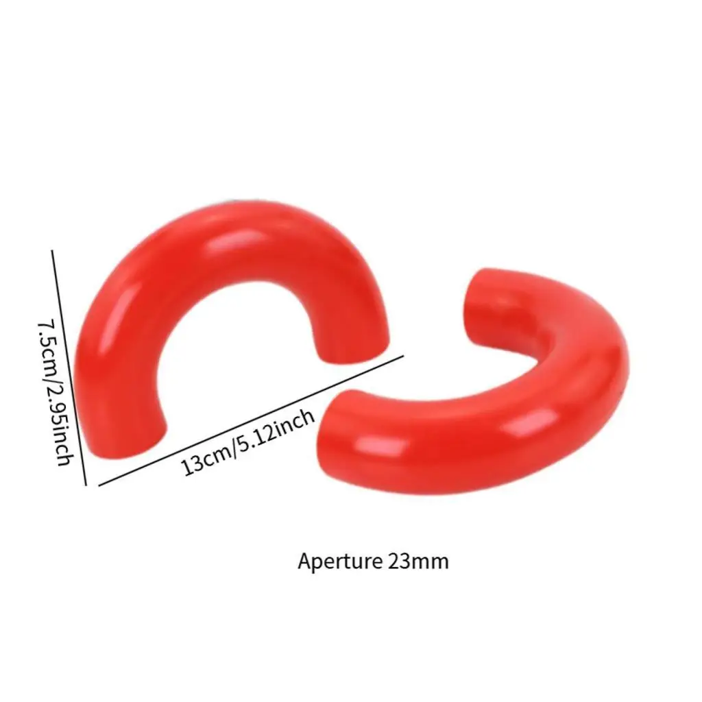 2 Pieces Tow Hooks Covers Car Accessories Silicone Covers for F150 Professional Red Easy Installation Sturdy