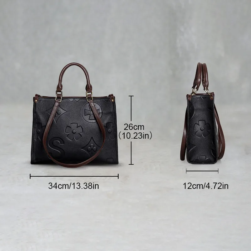 Cobbler Lengend Handbag for Women Genuine Leather Women's Shoulder Bag Cowhide Crossbody Bag