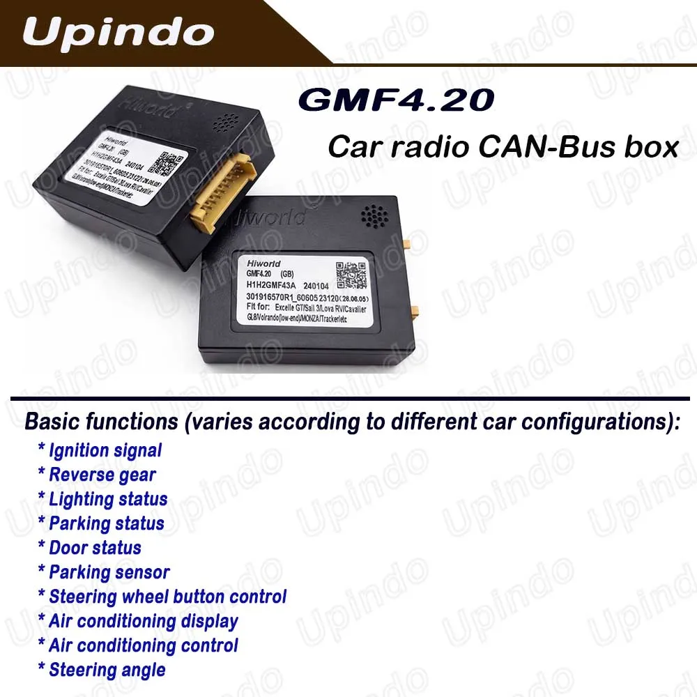 Car Android Head Unit CAN Bus For Buick Chevrolet Orlando Sail 3 Cavalier Lova RV Monza Menlo Tracker Trailblazer Crossover Etc.