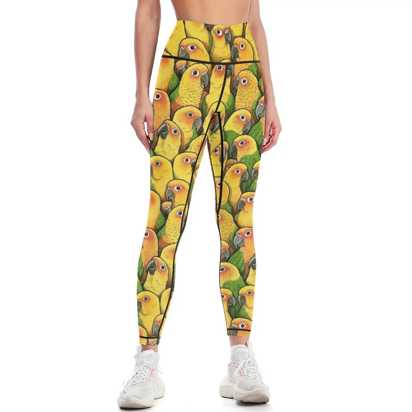 

Jenday Conures Leggings Female legging pants sport legging active wear gym clothing Womens Leggings