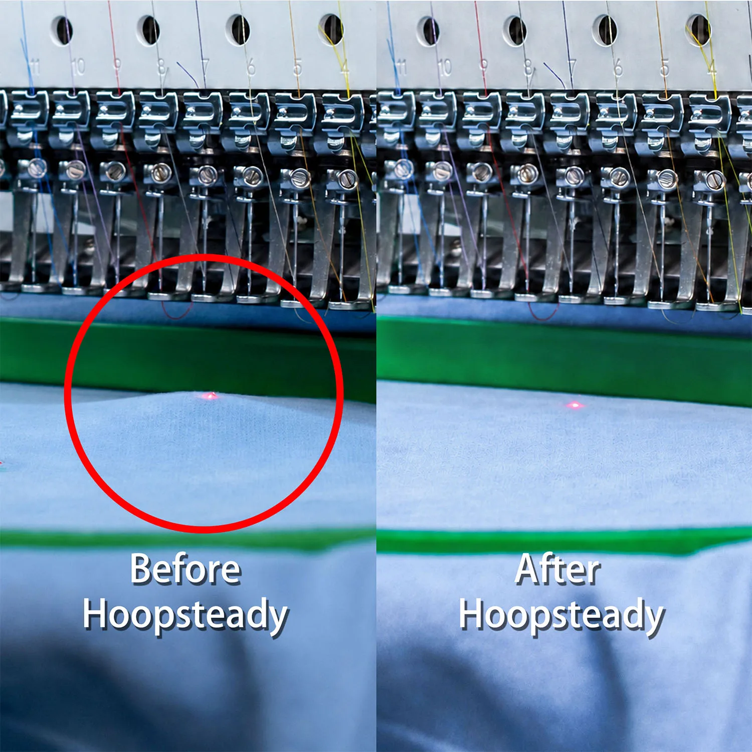 HOOPSTEADY™ Tubular & Magnetic Embroidery Hoop Support Platform Extends Cylinder Arm for Brother PRS100, PRX1, PR6-10 Machine