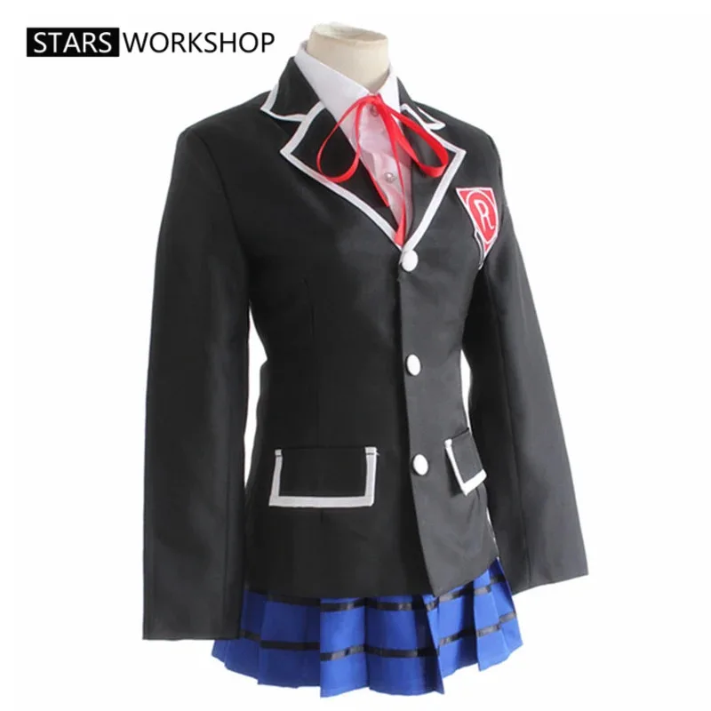 qq34Anime DATE A LIVE Tokisaki Kurumi Cosplay Costumes High School Uniform Coat Shirt Skirt Halloween Carnival Party Suit
