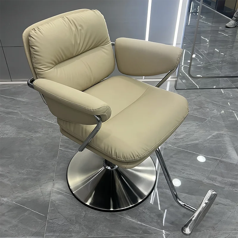 Sillas giratorias para maquillaje y barbería, sillas reclinables nórdicas para barbería, sillas de trabajo para tatuajes cosméticos, muebles para salón de belleza
