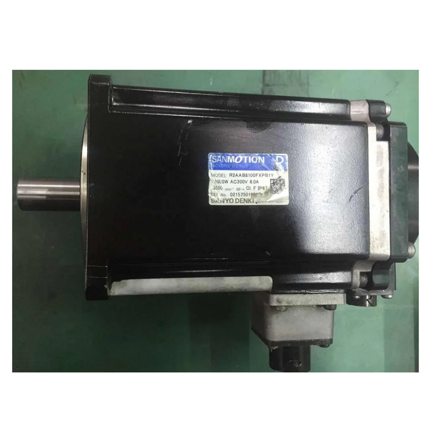 Sanyo Denki R2AAB8100FXPB1Y S500 AC Servo Motor