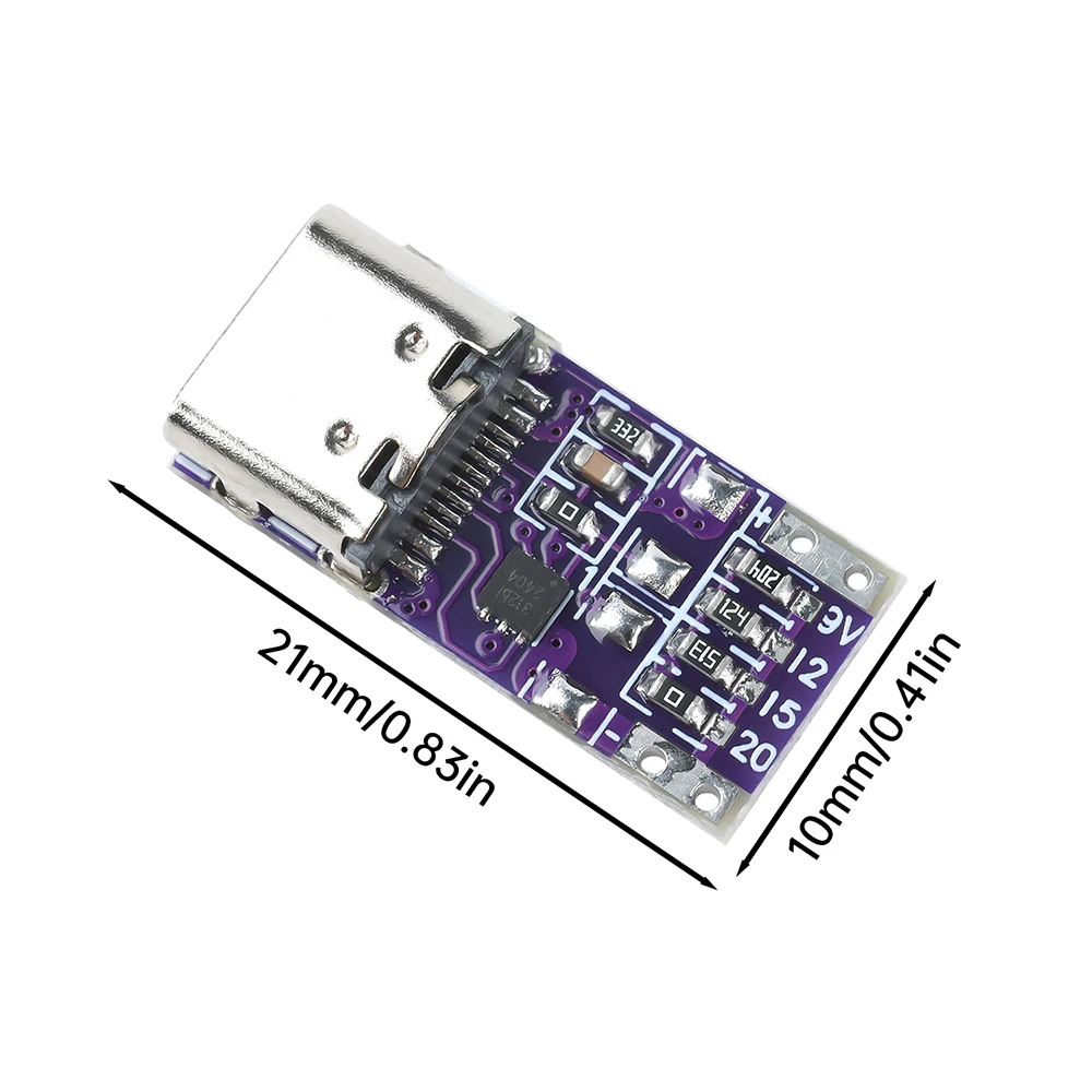 Type-C PD3.1 PD3.0 QC3.0 Deception Board Trigger Fast Charge โมดูล 9 V/12 V/20 V/28 V/36 V/48 V แรงดันไฟฟ้าโมดูล