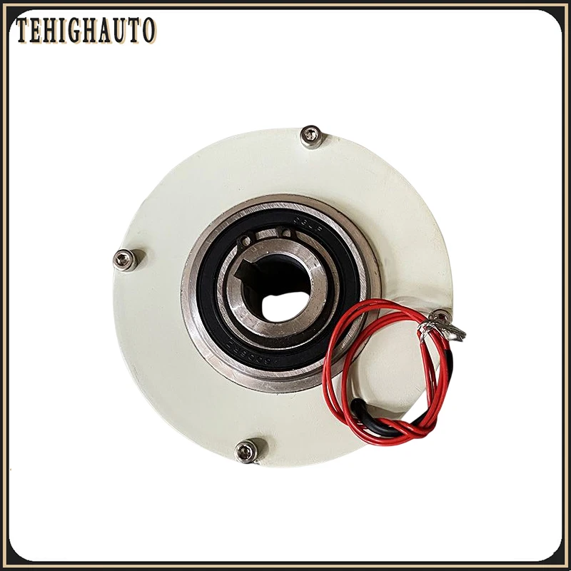Imagem -02 - Mini pó Magnético Freio Eixo Oco Manual Kit Controlador de Tensão para Máquina Têxtil dc 24v nm nm 12 nm 25 nm 50 nm 100 nm 4a cc 24v