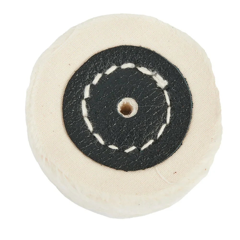 

1Pcs 50mm-200mm White Cotton Lint Cloth Buffing Wheel Gold Silver Jewelry Mirror Polishing Wheel Arbor Buffer Grinder Pad