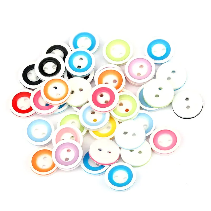 13mm Resin Buttons Scrapbook 2-Holes  sewing accessories sewing supplies vintage buttons buttons for clothing craft supplies