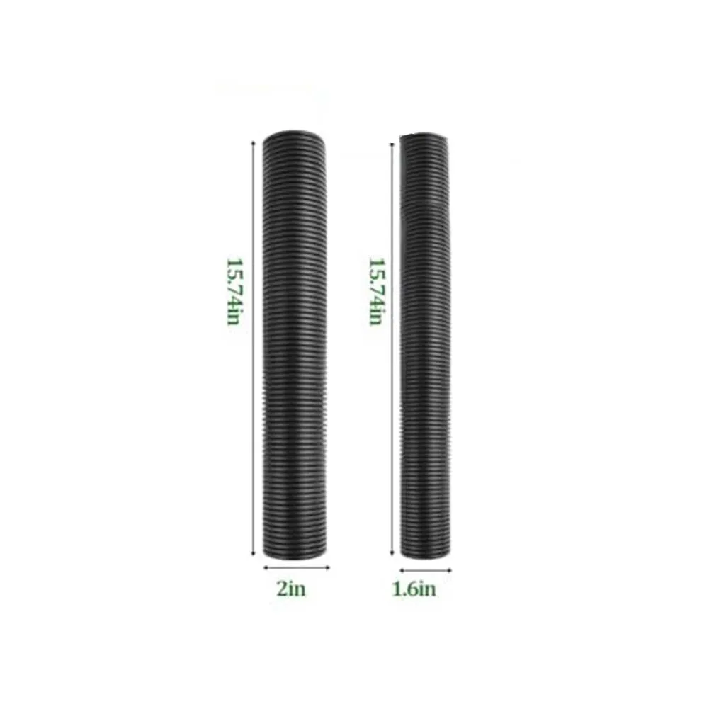 

Black Tree Trunk Protectors 6 Pieces Heavy Duty PE Material for Garden Plant Safety Resistant to Weather Damage