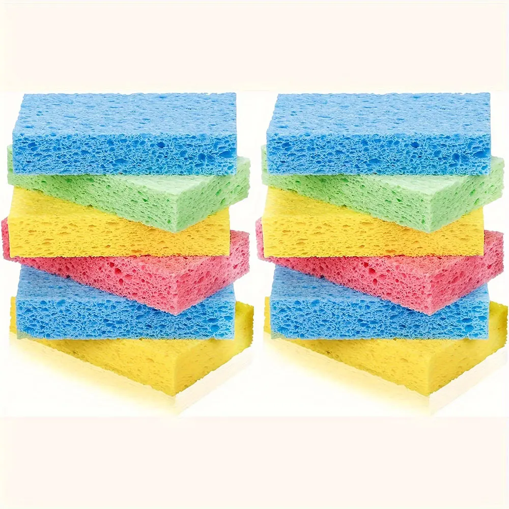 

Natural Wood Pulp Spongen,Spongen Compressed Cellulose Dish,Kitchen Bathroom Cars Cleaning Supplies Cleaning Tool
