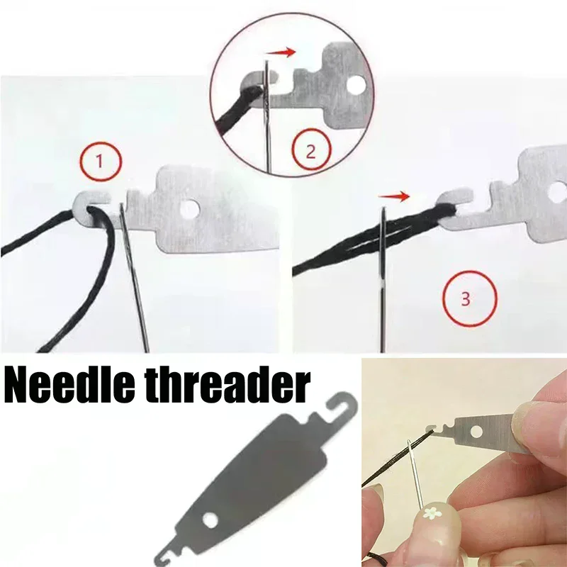 Large Eye Stainless Steel Sewing Needles Set