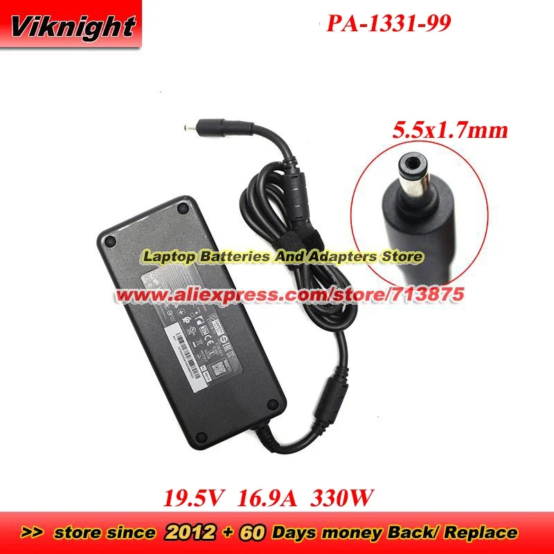 

PA-1331-99 AC Adapter 19.5V 16.9A 330W 5.5x1.7mm PA-1331-68 For PREDATOR HELIOS 300 500 PHN16-71 PH315-55 Neo 16 PHN16-71-50JG