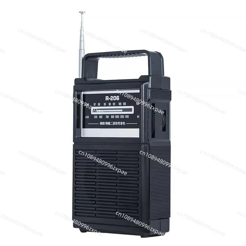 Original TECSUN R-206 Radio FM / MW High Sensitivity Radio Receiver Desheng R206 Digital Receiver, Radio for the Elderly