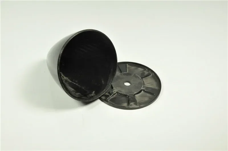 Spinner en fibre de carbone modèle RC, sans bouche avec plaque arrière, traitement 3K, multi-taille, 1 pièce