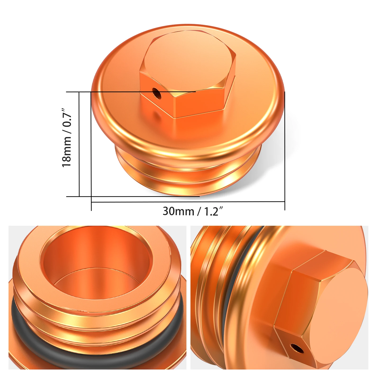 NICECNC For KTM EXC 300 2004-2023 EXCF 350 EXC 450 SX125 SXF 250 SXF 450 XCW TPI Engine Oil Filler Plug Cap For Husqvarna TE 300