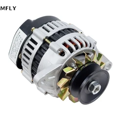 2000W 12V 24V AC Permanent Magnet Brushless pure copper High Power Generator Brushless Alternator Pulley Type Permanent Magnet