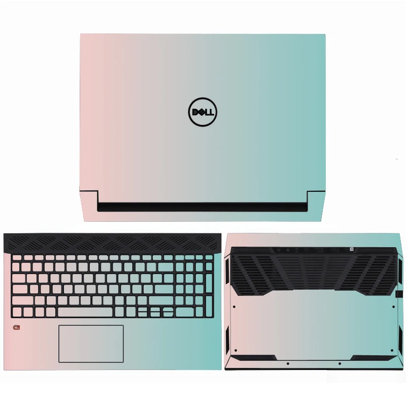 Imagem -04 - Pintado Vinil Laptop Adesivos Skins para Dell G15 5515 5511 5510 5520 5521 5525 5530 15.6 em G16 7630 7620