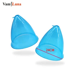 Dia 24cm 210ml Capacity Big Size Vacuum Cupping for Breast Enlargement Butts Colombien Lifting Suction Therapy Treatment Massage