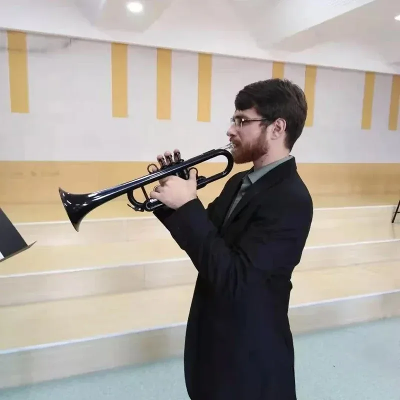 PAMPET B-flat Plastic Trumpet Instrument For Adults, Children, Beginners, General C-flat Professional Students To Play