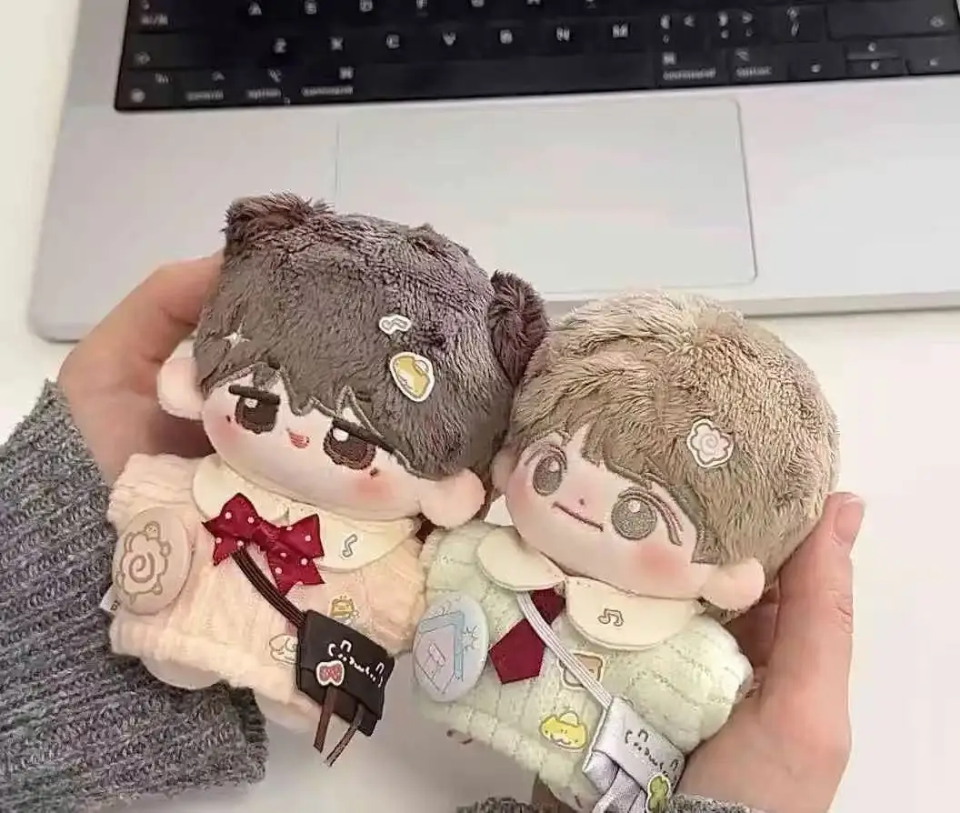 10CM Baby  Clothes College Style Cute Cotton Doll Normal Dress Suit for Kawaii Doll Collectible Toy Gift Doll Accessories
