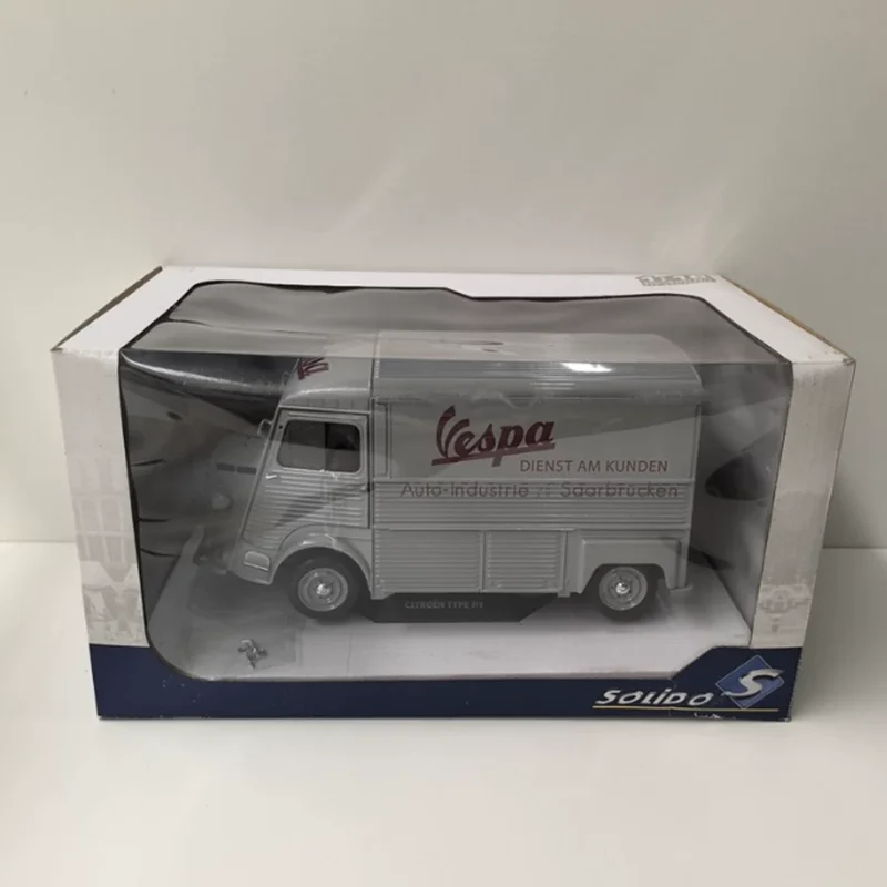 

Solido 1/18 масштаб CITROEN TYPE HY 1969, модель автомобиля из сплава, статическая коллекция, украшенные праздничные подарки, игрушки, сувенирный подарок