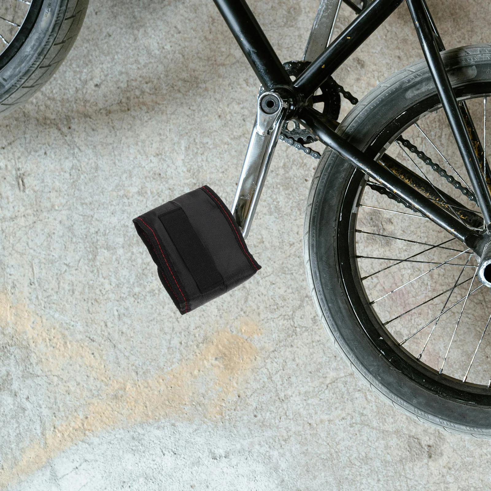 2 قطعة الغطاء الواقي للدواسة للدراجات الثقيلة مقاومة للخدش طارد المياه يغطي تناسب جميع أنواع الدراجة التثبيت السريع #4