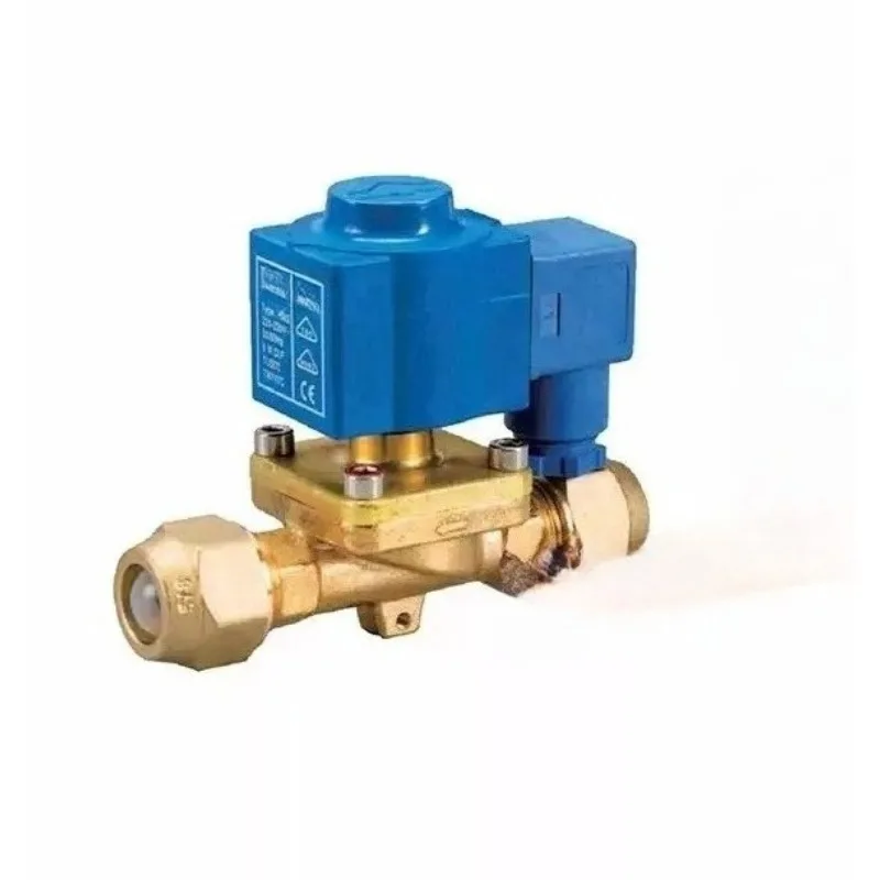 1pcs Solenoid Normally Closed 220V Coil Air Conditioner Cold Storage Heat Pump Refrigerant Electric Control Valve