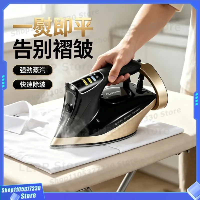 Portable Handheld Steam Iron with Visual LCD Screen for Home and Commercial Use Self Cleaning Function Garment Steamer Device