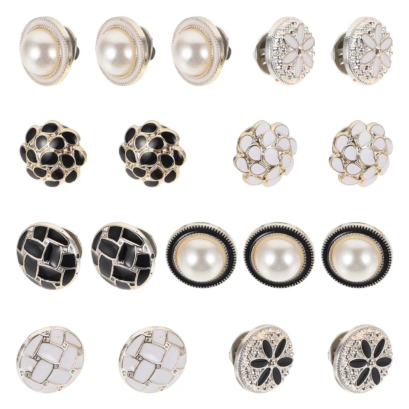 

20 Pcs Seamless Buttons Lightweight Pins Women Shirt Dress Decorative Replacement DIY Fashion Clothes Accessories Clothing