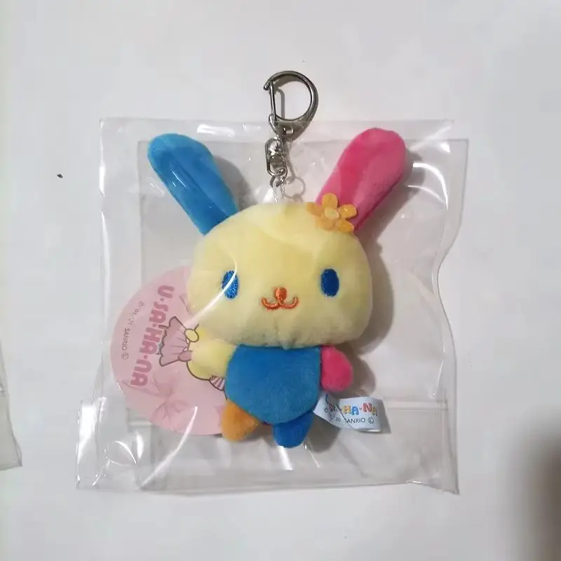 Kt Cute Usahana Plush Keychain Key Chain Keyring Rabbit Bunny Kawaii Women Bag Keychains Mascot Kids Toys For Girls Small Gift