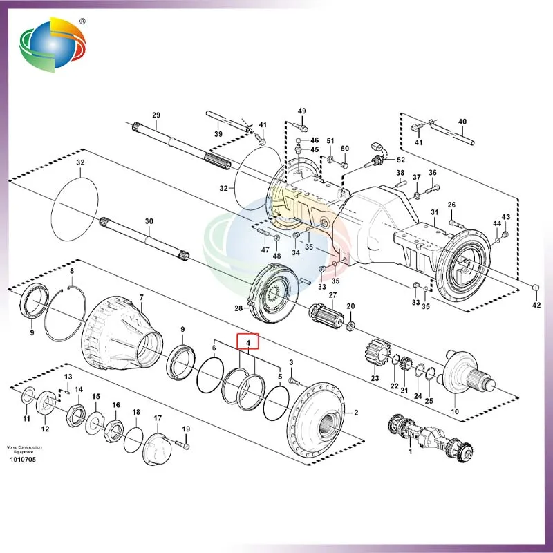 VOE11102685 11102685 SEALING RING FOR VOLVO HEAVY L150C L150D L150E L150F L150G L150H L180C L180D L180E L180F L180F HL L180G