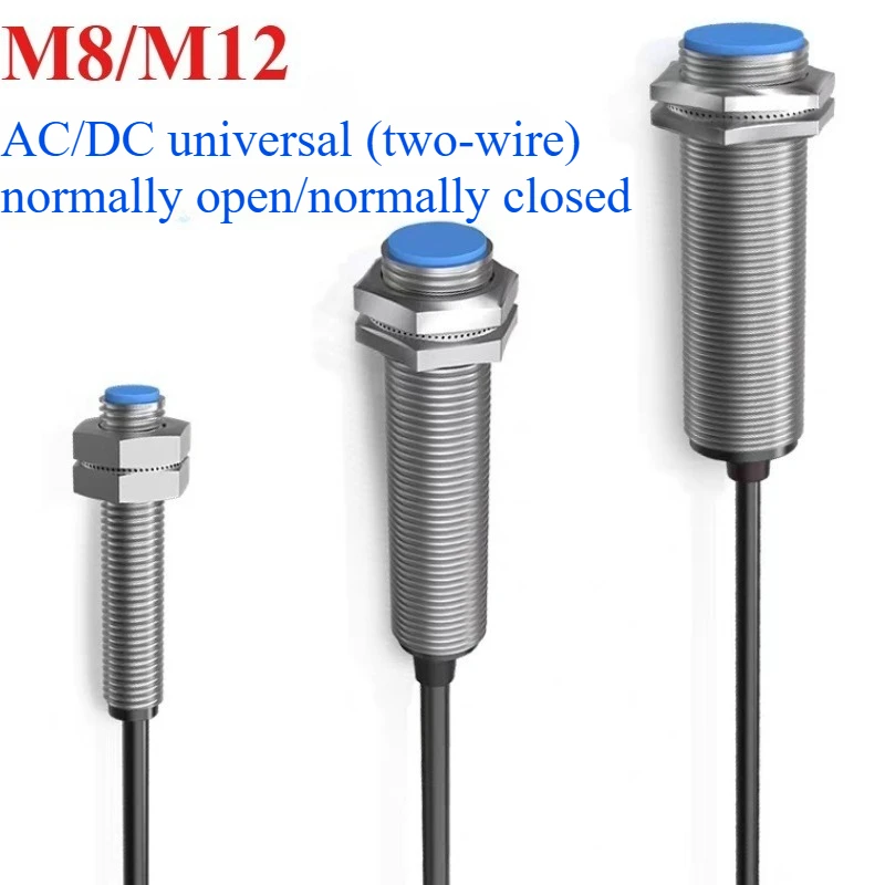 Magnetic Reed Switch Proximity Sensor LG12A3 Premium M8/M12 Cylinder Series 6-36V 10mm Sensing Distance