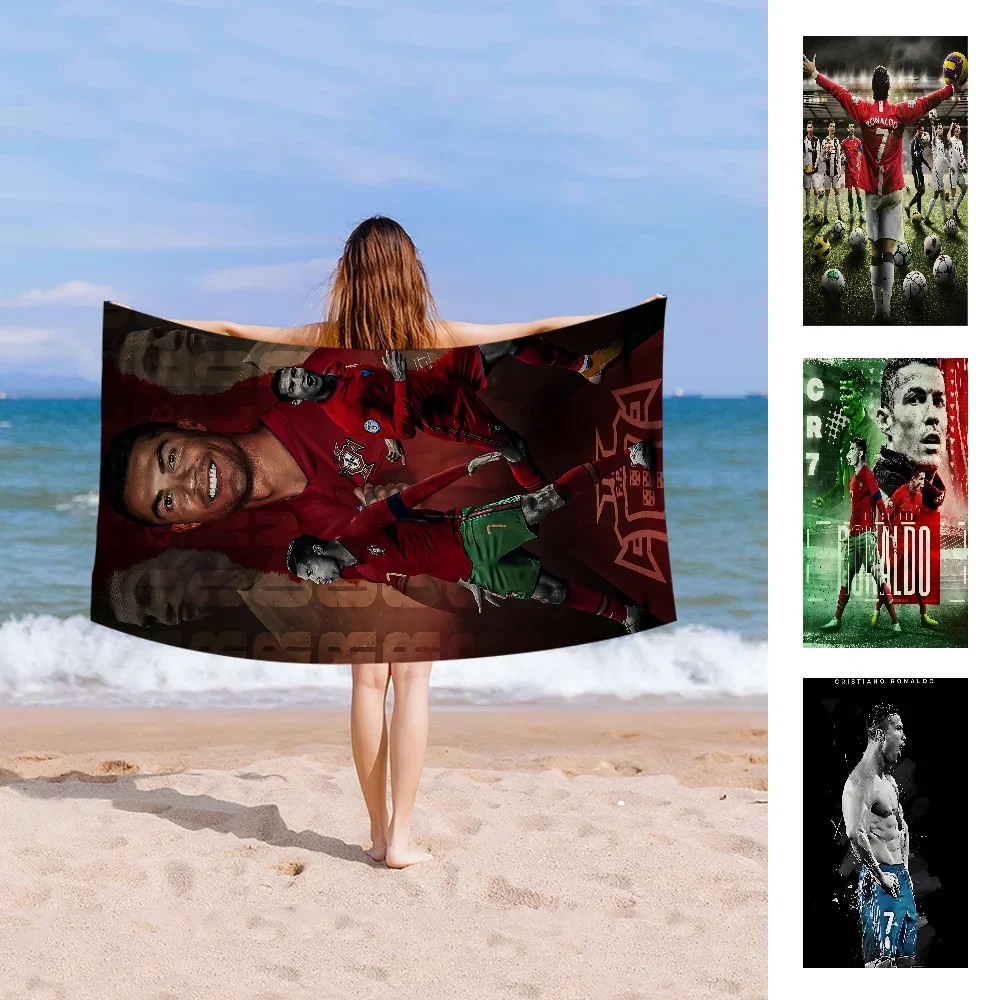 C-Cristiano R-Ronaldo CR7 Towel Microfiber Beach Towel Absorbent Quick dry Soft Yoga Swimming Resort Mountain Climbing Towel