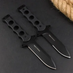 Eickhorn Solingen S.E.K. II TAC Military Tactical Straight Knife DC53 Steel Fixed Straight Blade G10 Handle Outdoor Hunting Tool