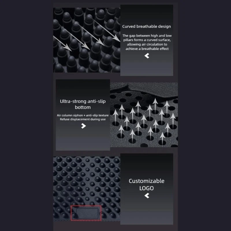 

A2BC Universal Motorcycle Protector Soft Silicone Pad with Sunproof Shock Absorption & Water Resistance for Rides