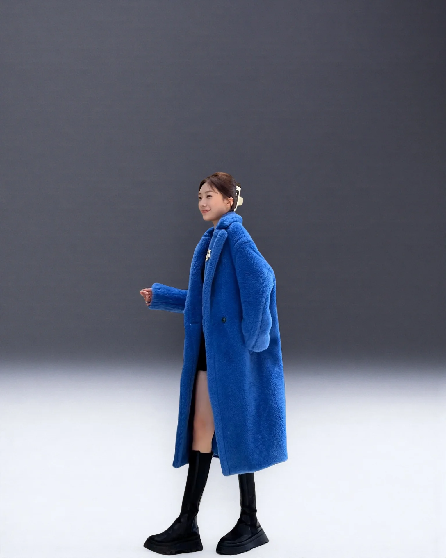 Max Teddy Coat 62% Alpaca 26% Wool 12% Silk Coat Winter Thicken Women's Coat